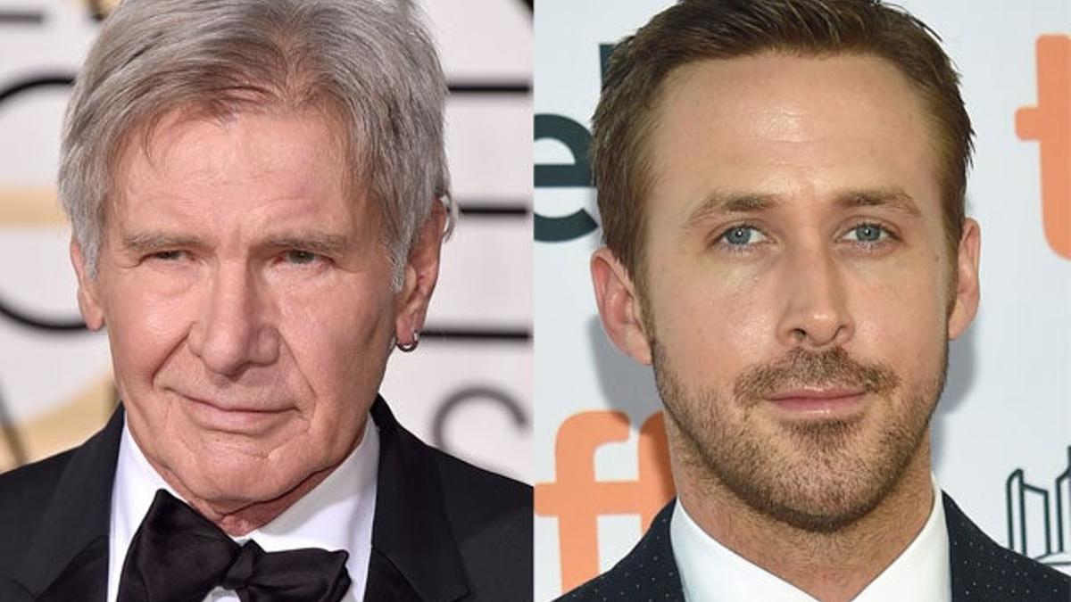 Harrison Ford y Ryan Gosling, juntos en el rodaje de 'Blade Runner 2'