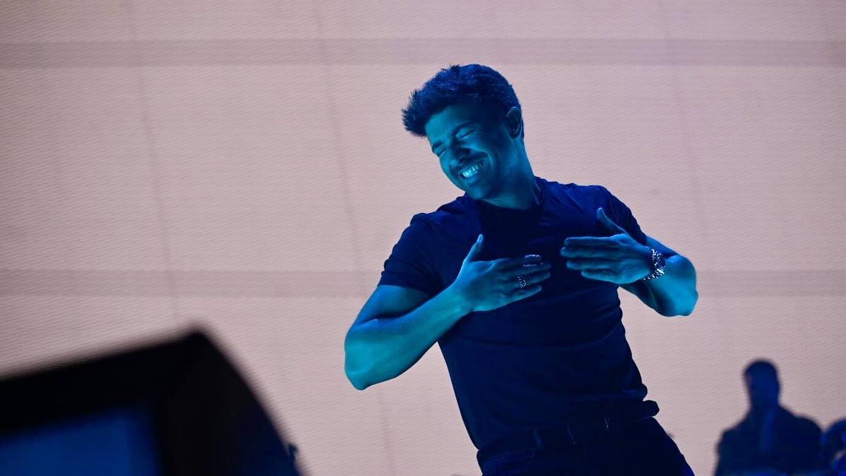 Concierto de Pablo Alborán en el Palau Sant Jordi.