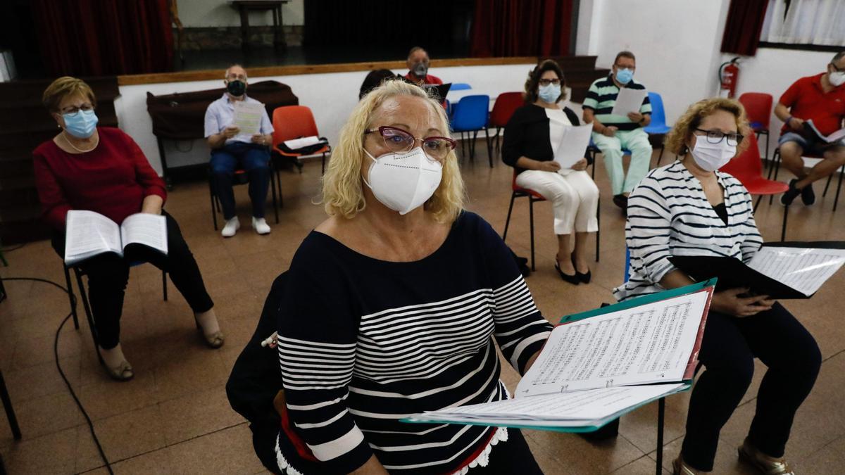 Un ensayo de la Coral Avilesina el año pasado.