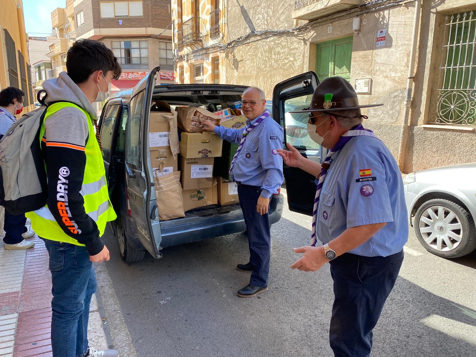 Los Scouts de El Campello recogen más de 1.500 kilos de alimentos infantiles para Cáritas