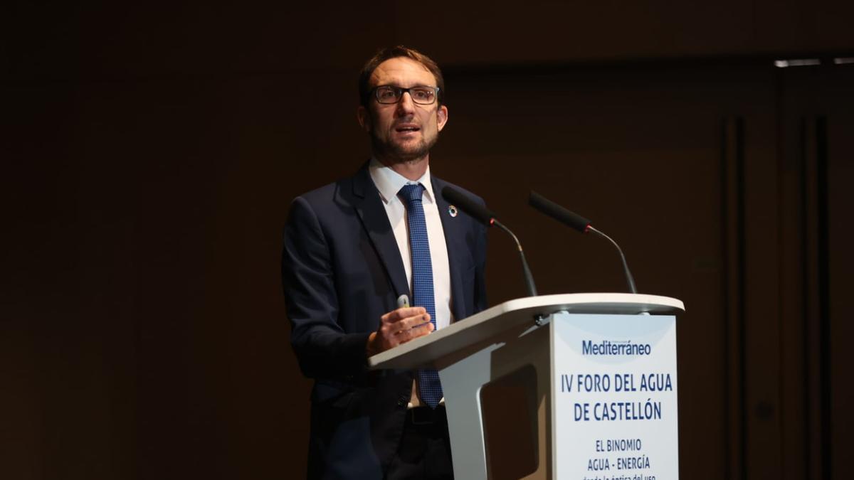 Luis Basiero, representante de Facsa, en el Foro del Agua.