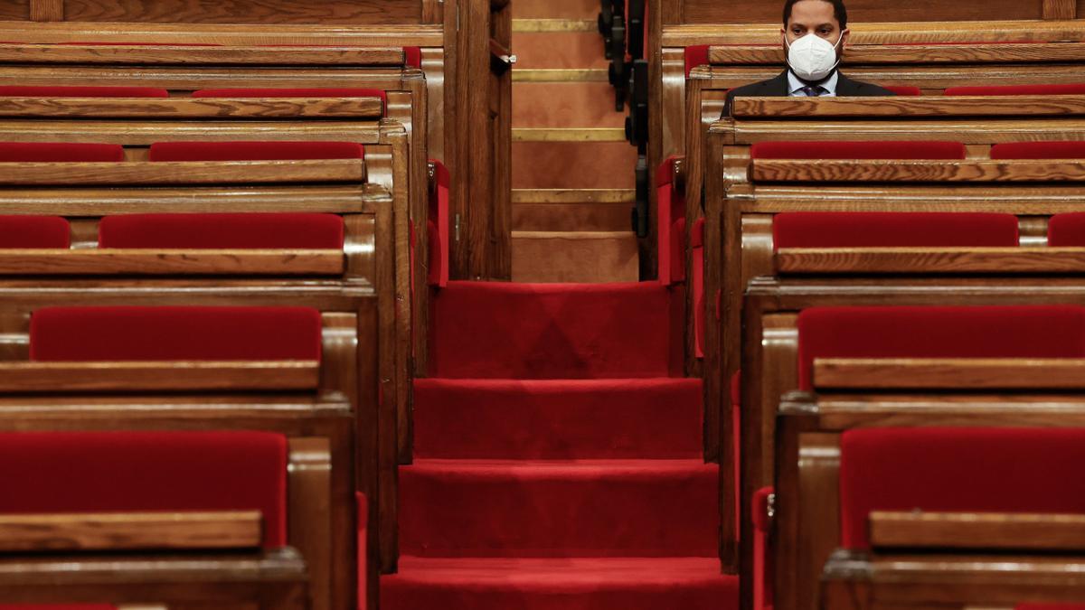 Sala de plenos del Parlament de Catalunya