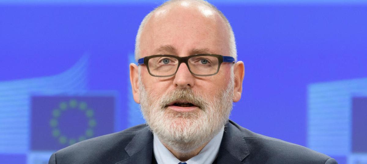 Frans Timmermans es uno de los principales responsables de la Comisión Europea.