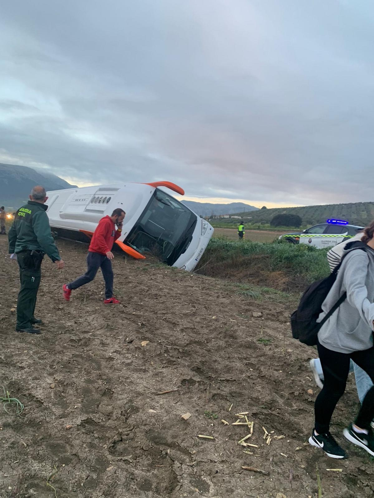 La escasa velocidad evitó una tragedia.