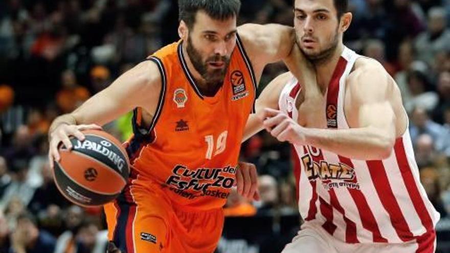 El València no aixecael cap i cau a casa contra l&#039;Olympiacos