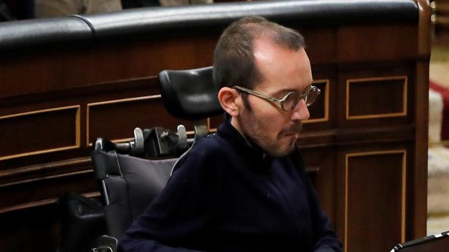 El diputado de Unidas Podemos, Pablo Echenique.