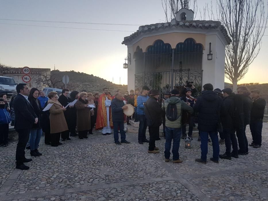 San Blas prende las hogueras de Bullas