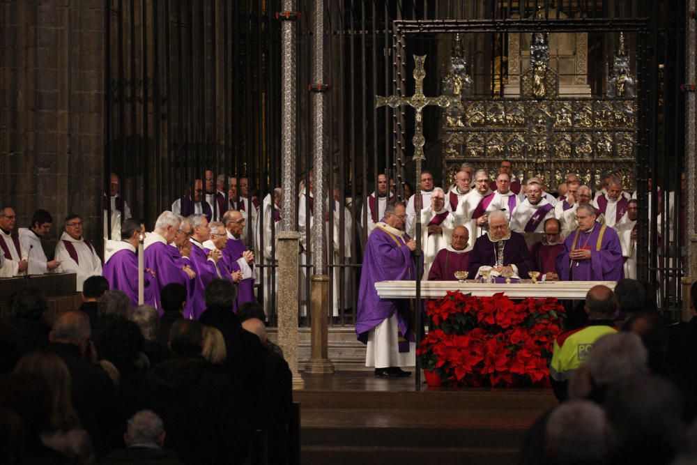 Missa exequial pel bisbe emèrit Jaume Camprodon