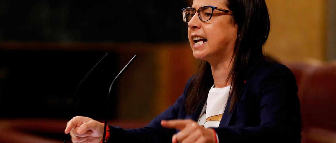 La diputada ourensana Ana Belén Vázquez (PP), durante una intervención reciente en el Congreso.