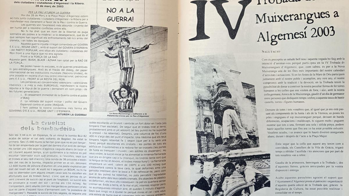 Interior de la revista la Figuereta.