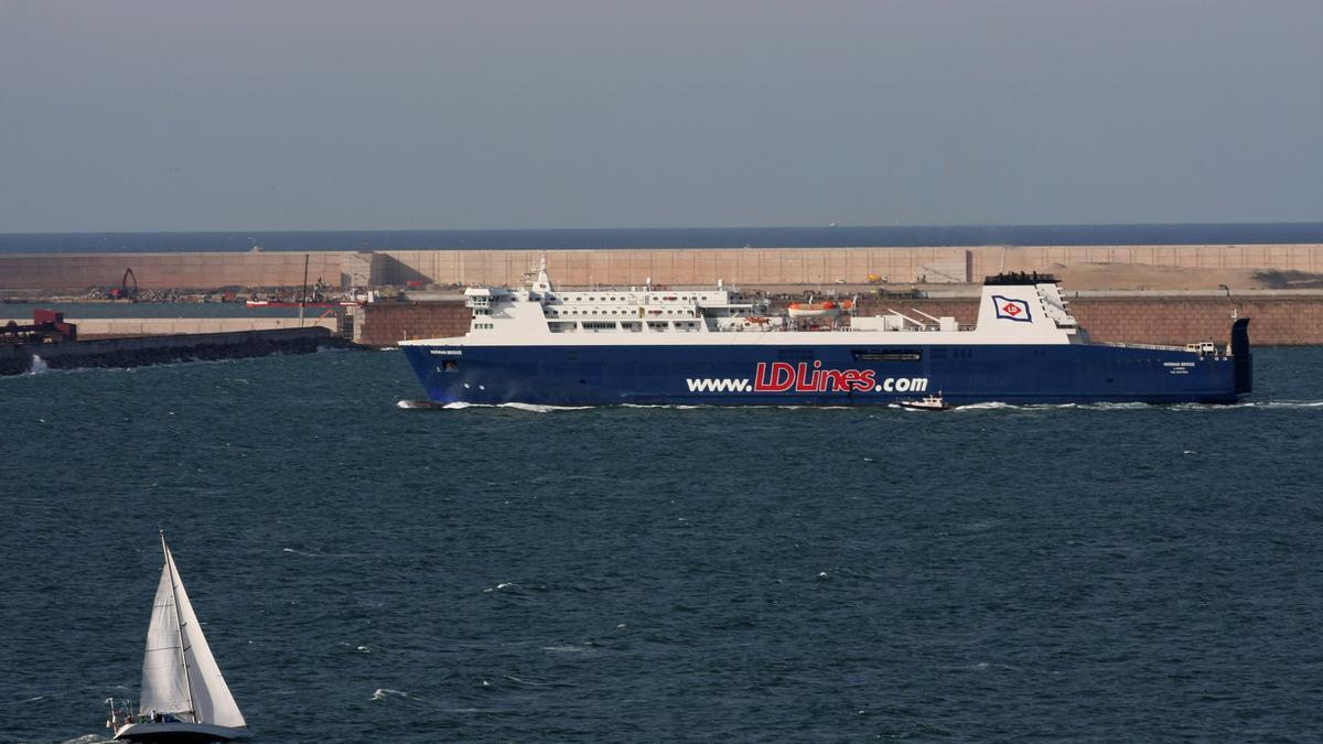 El barco que cubría la ruta