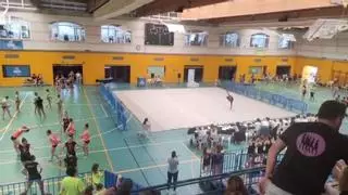 Deplorables condiciones para las gimnastas participantes en la final balear de gimnasia rítmica