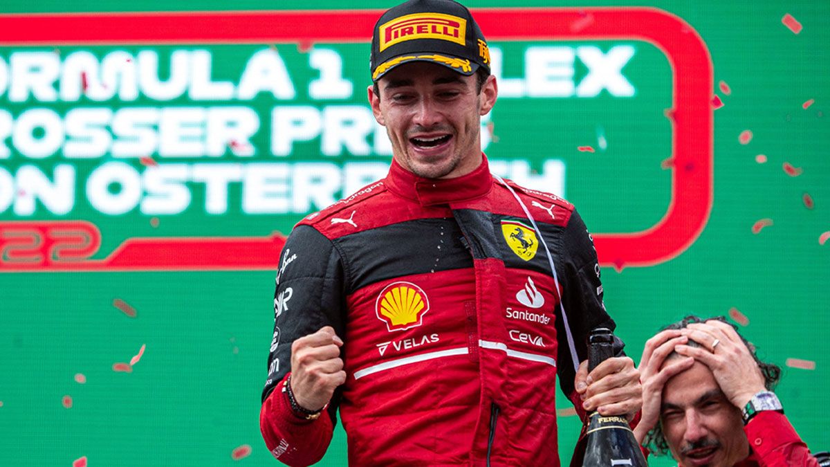 Leclerc llega a Paul Ricard tras su victoria en Austria