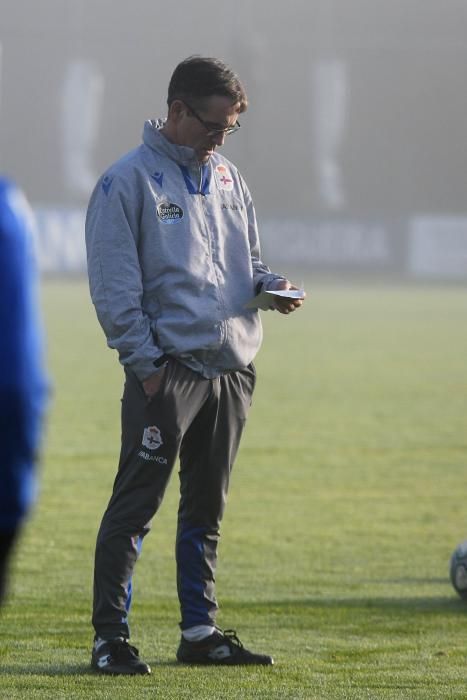 Última sesión del Dépor antes de jugar en Soria