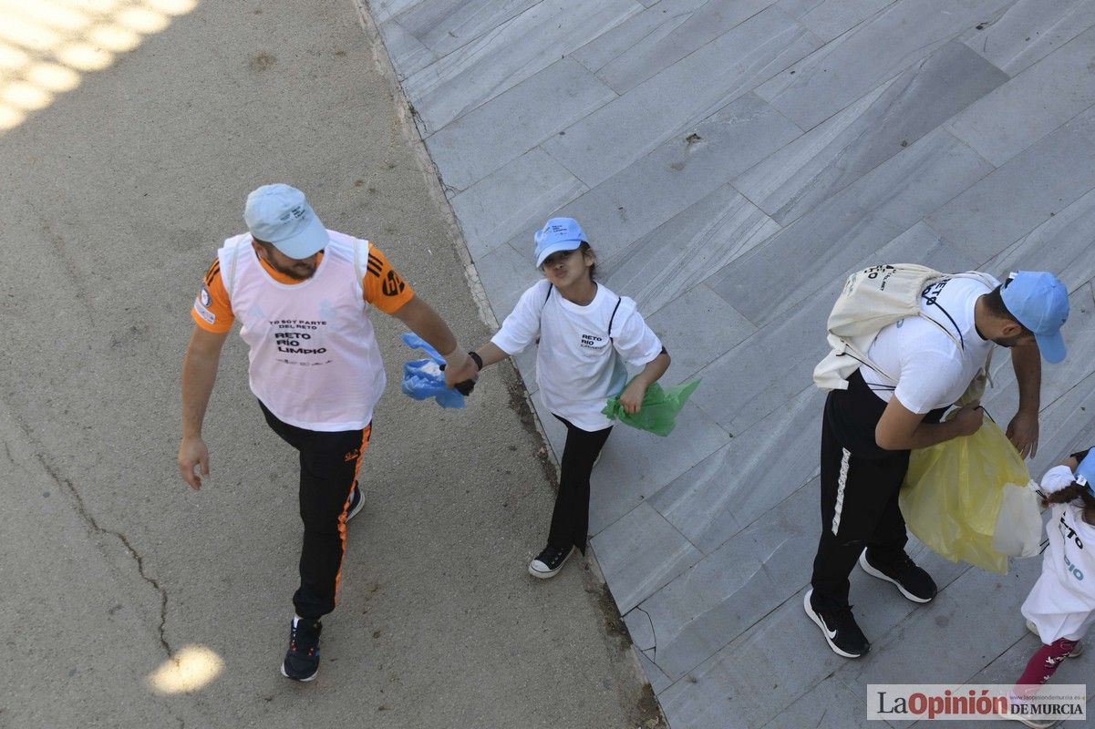 Todas las imágenes del reto de limpieza del río Segura en Murcia
