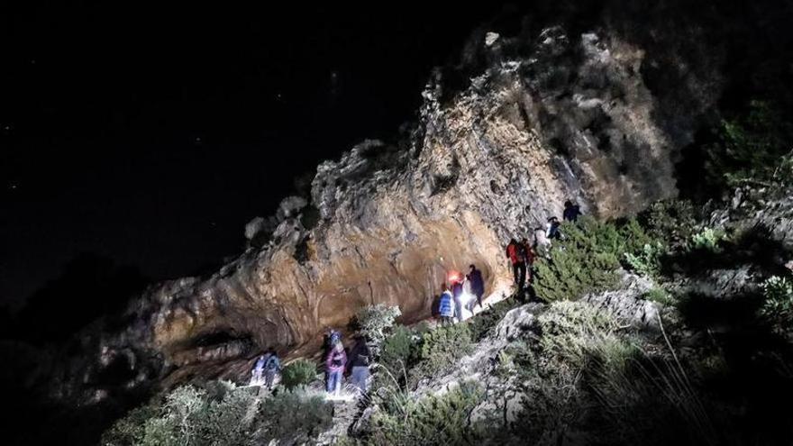 Visita nocturna a las pinturas rupestres de la Sarga