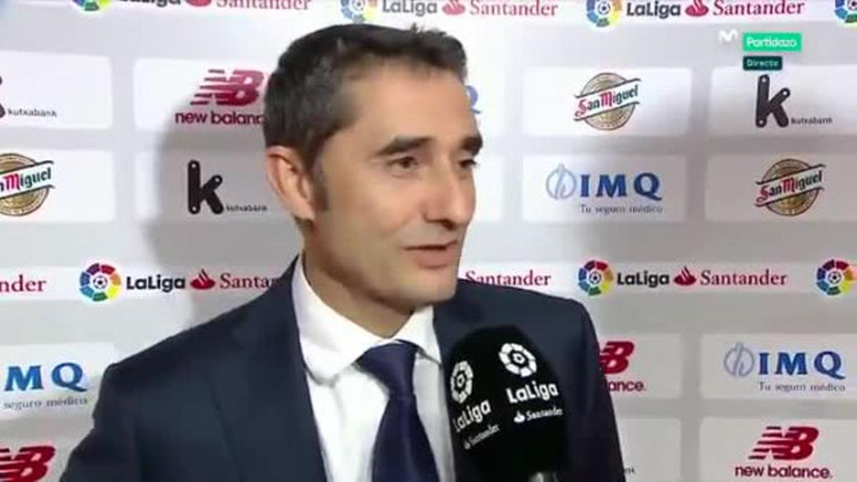 Valverde confesó que ha sido extraño volver a San Mamés