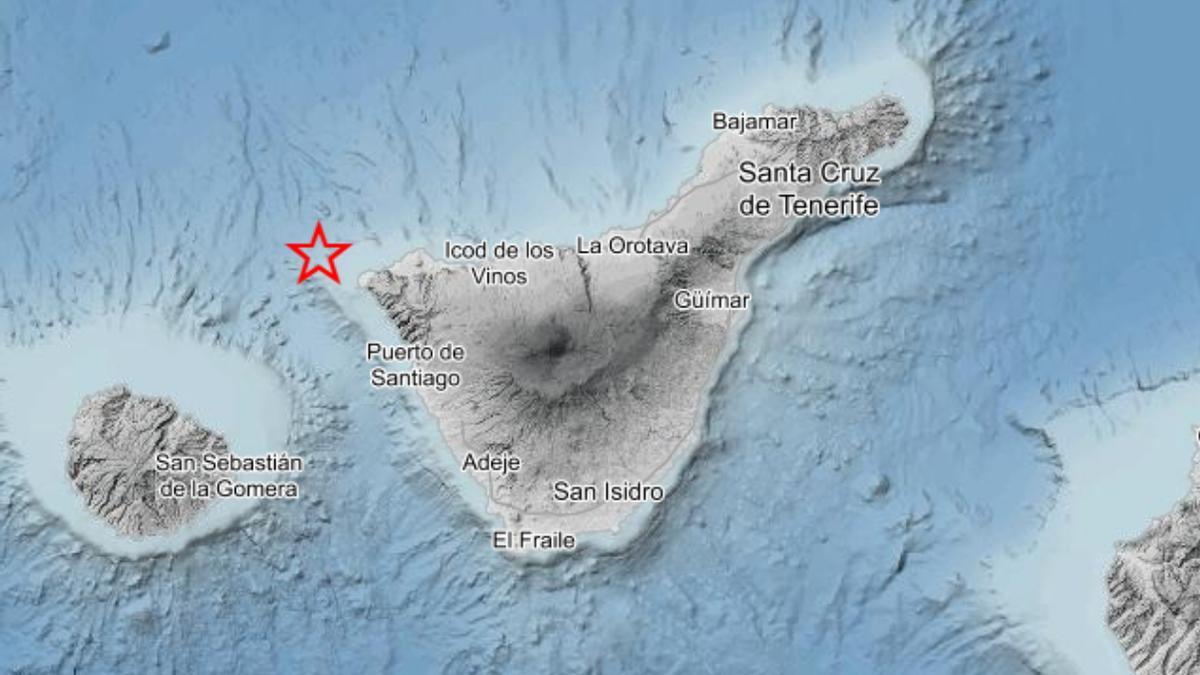 Terremoto que ha sucedido en Tenerife est misma mañana