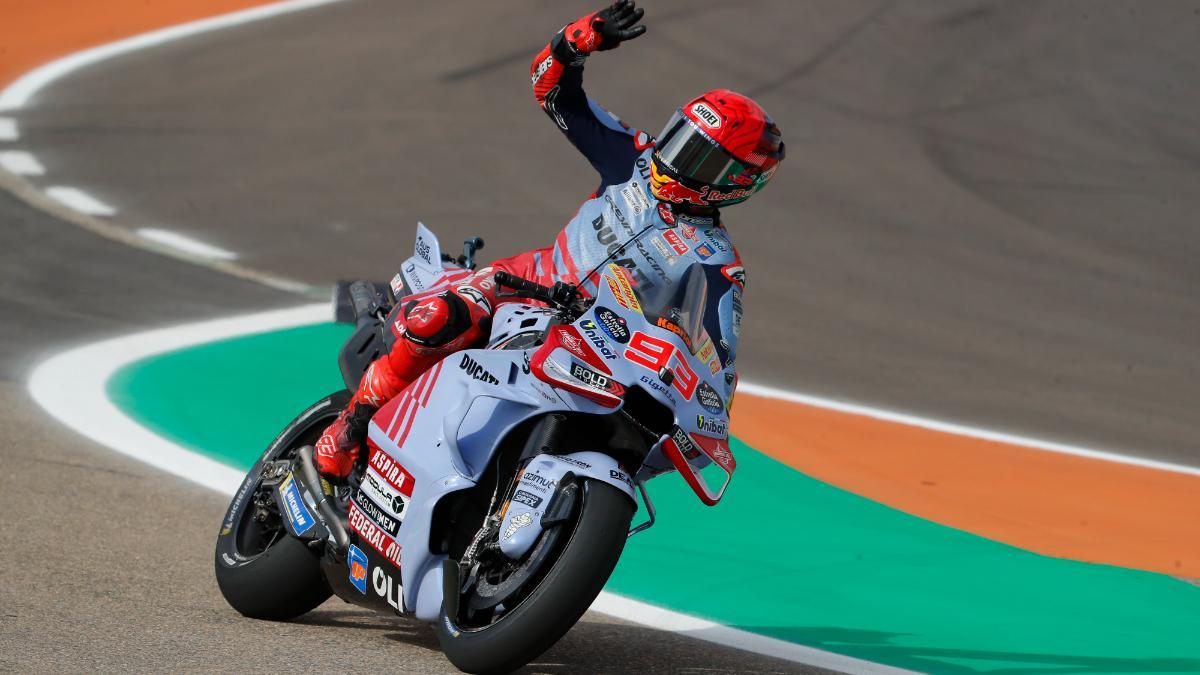 Marc Márquez, en el Circuito de Motorland Aragón