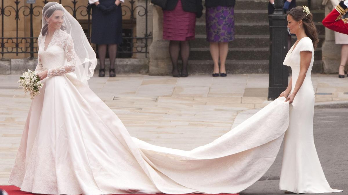 Del de Kate Middleton al de Kim Kardashian: estos son los vestidos de novia más espectaculares (y caros) de las ‘celebrities’