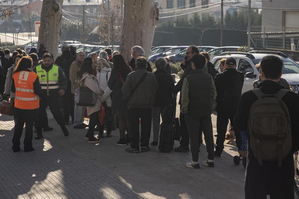 Tall de circulació de trens de les línies R11 i RG1 entre Girona i Caldes per un acte vandalisme