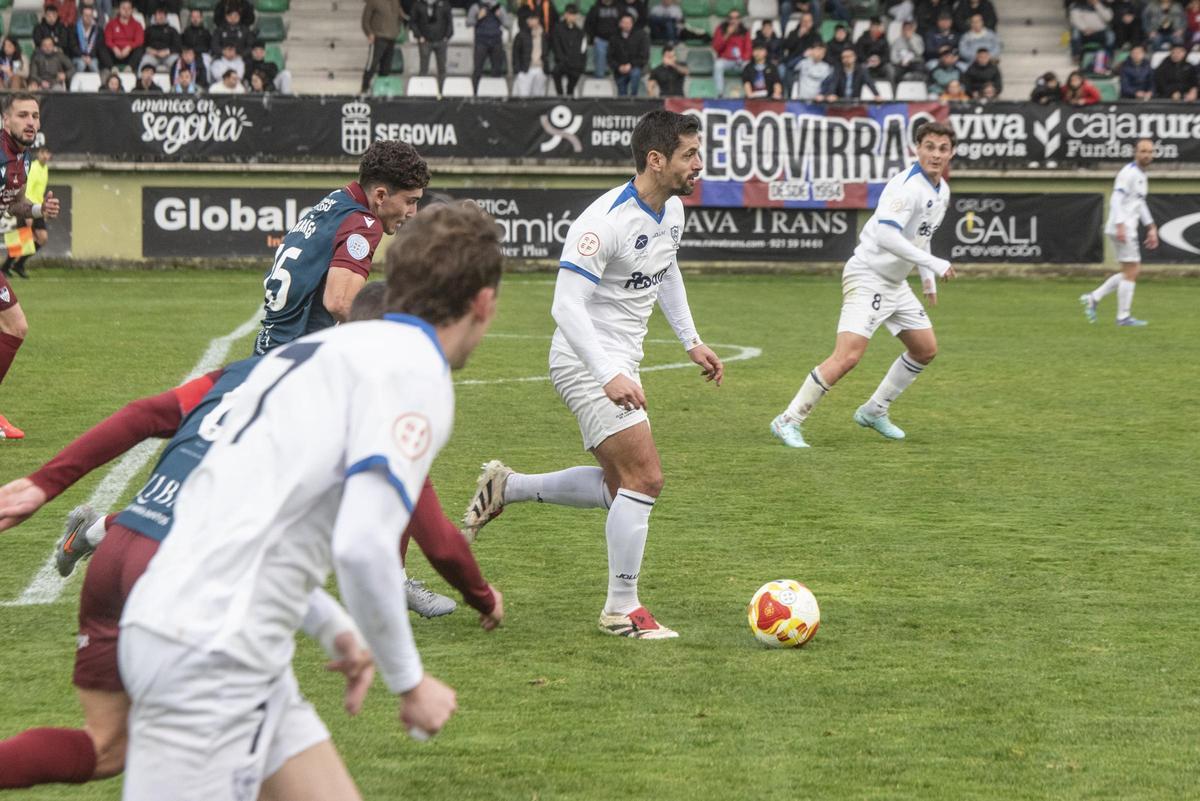 Una acción del encuentro del Marino en Segovia.