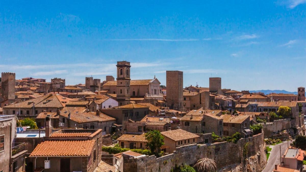 Panorámica de Tarquinia.