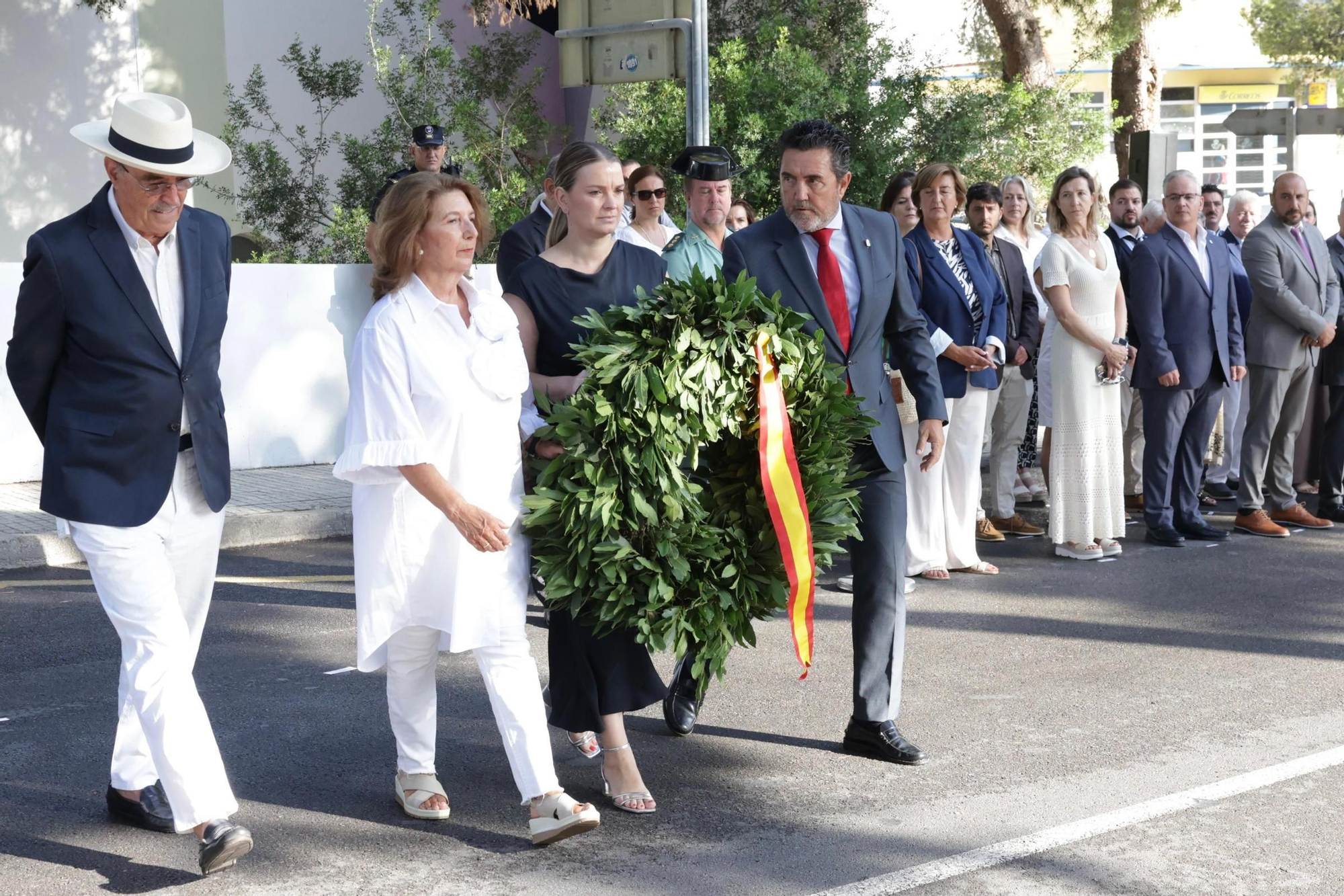 Así ha sido el homenaje a las víctimas de ETA en Palmanova.