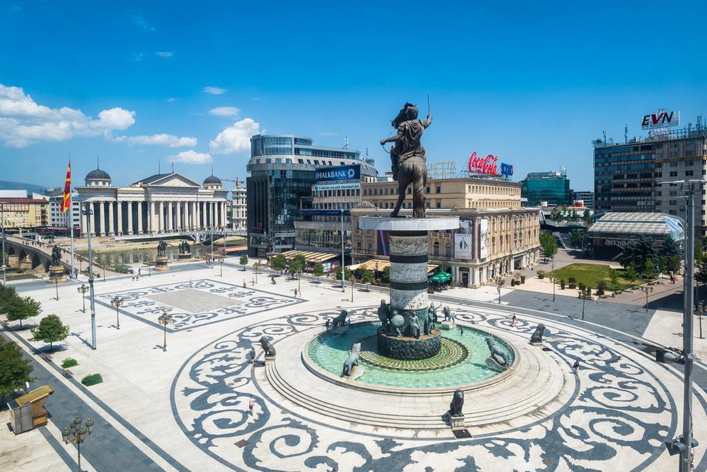 Plaza Macedonia de Skopje