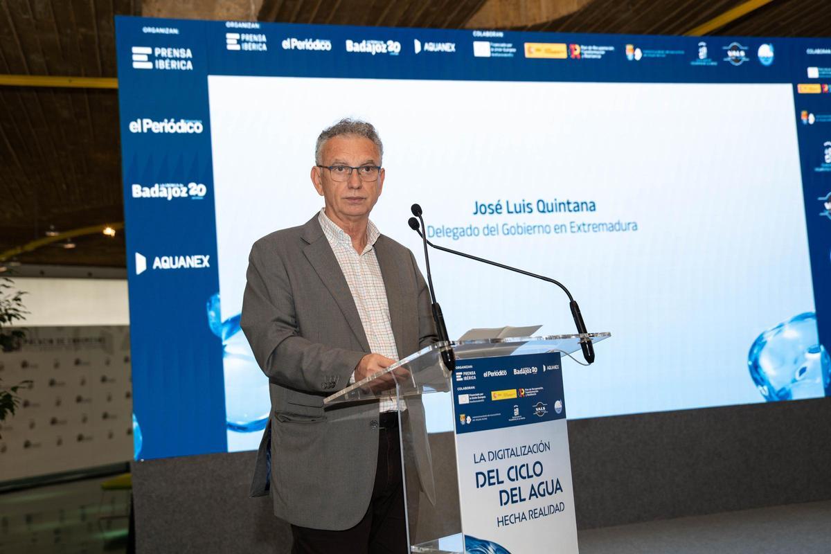 José Luis Quintana, delegado del Gobierno, en la clausura.