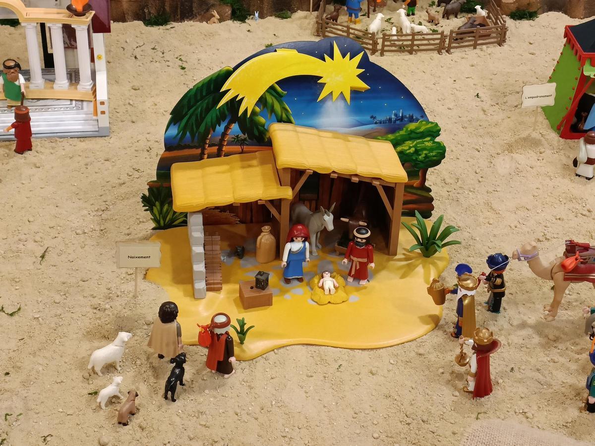 Detalle del portal de Belén.