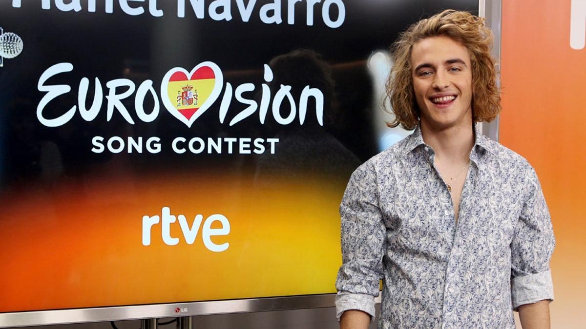 Manel Navarro se lo pasa pipa preparando Eurovisión