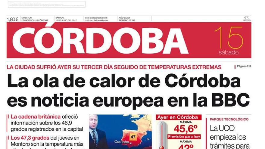 La portada de CÓRDOBA