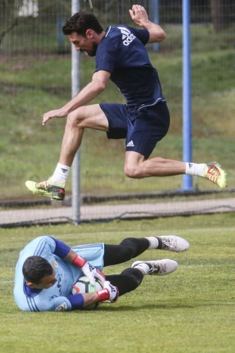 Entrenamiento del Real Oviedo