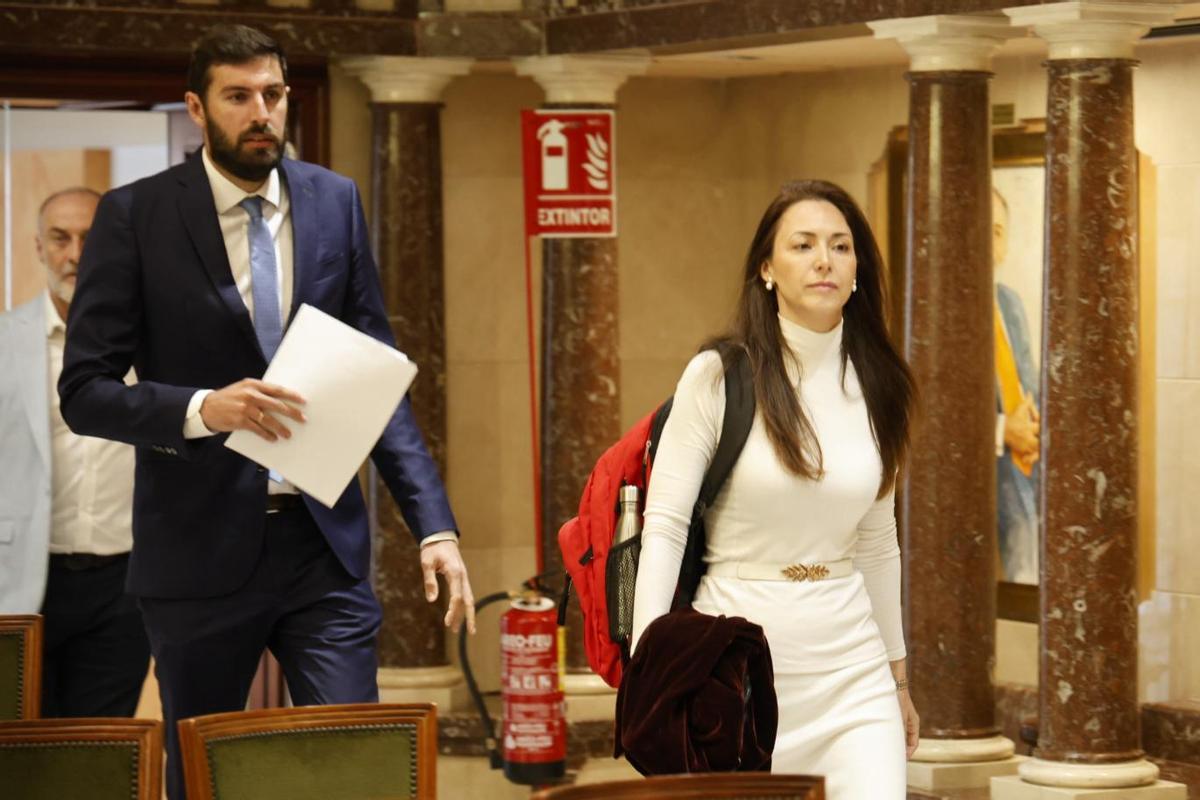 José Ángel Antelo y Virginia Martínez, exmiembros del Grupo Vox en la Asamblea Regional.
