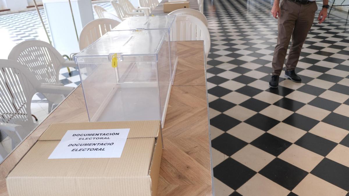 Ursnas listas para una votación electoral, en una imagen de archivo.