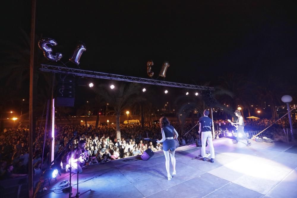 La fiesta del Flexas hace brillar el Parc de la Mar