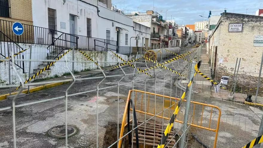 VÍDEO | Obra con corte y tala de 32 árboles en San Juan de Aznalfarache