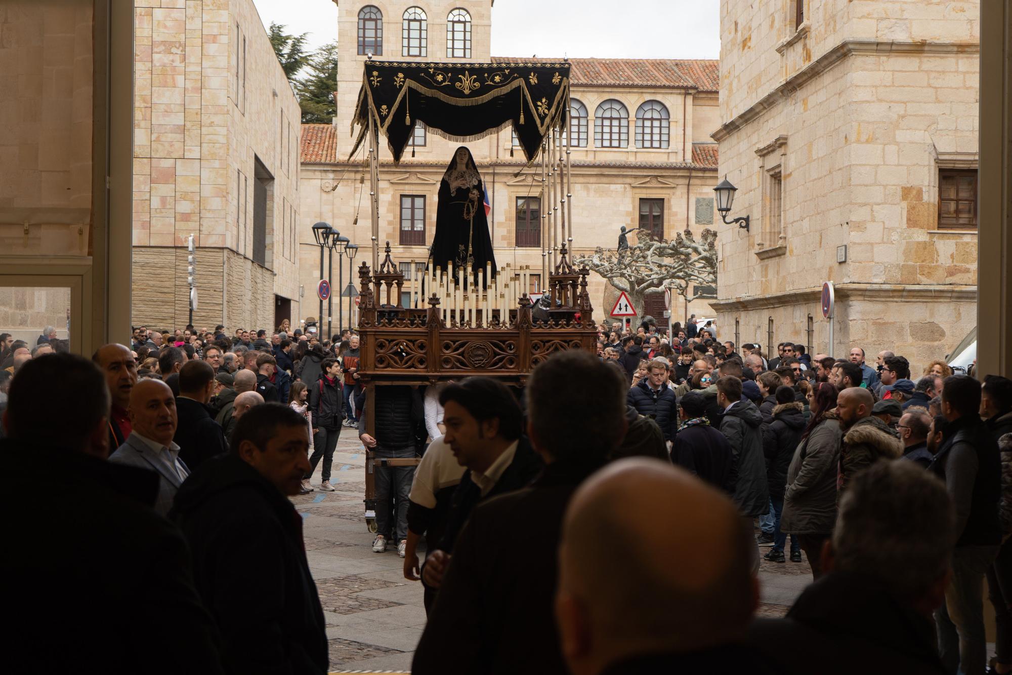 GALERÍA | Las mejores imágenes del traslado de pasos a la carpa de la Semana Santa de Zamora