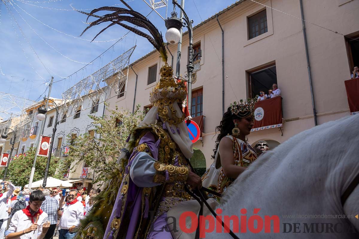 Moros y Cristianos en la mañana del dos de mayo en Caravaca