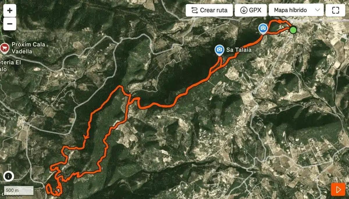 Sa Talaia hiking route.