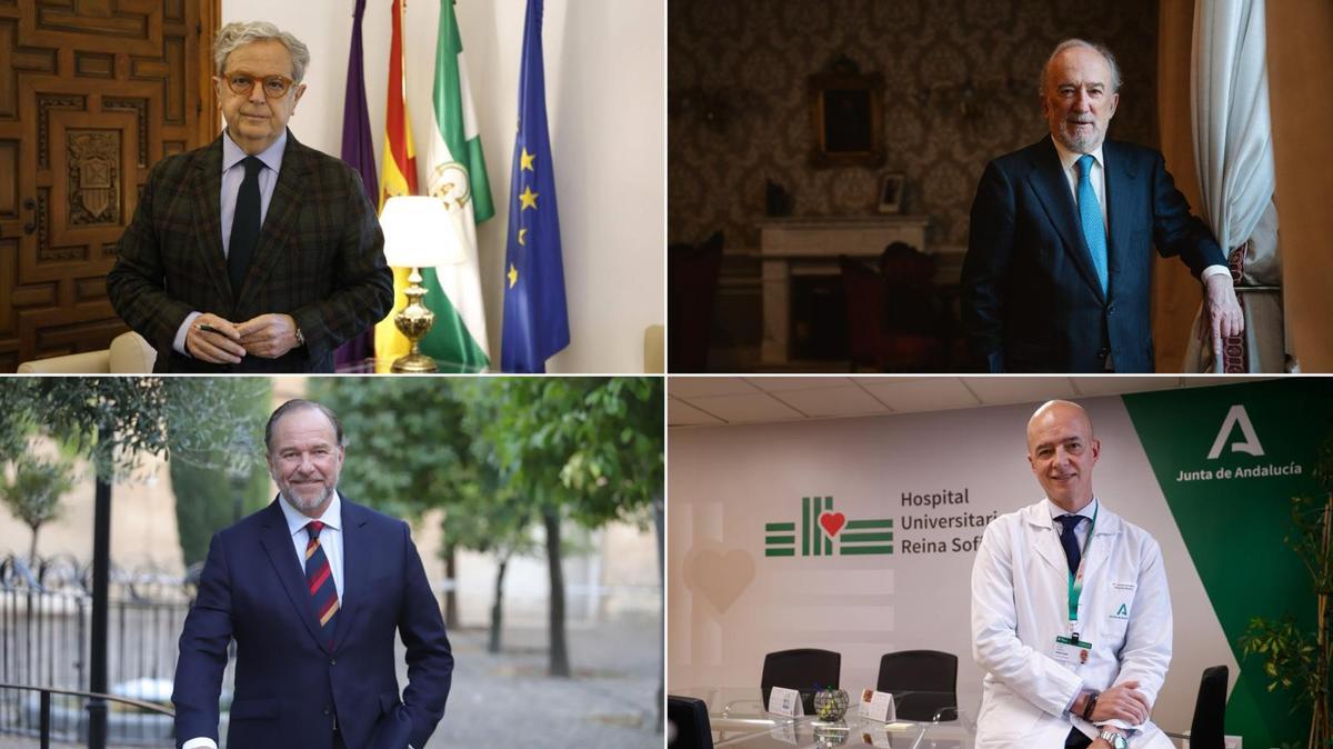 Salvador Fuentes, Santiago Muñoz Machado, José Luis García-Palacios y Francisco de Asís Triviño.