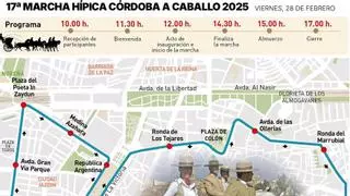 Unos doscientos caballos y 45 enganches recorrerán Córdoba en el Día de Andalucía