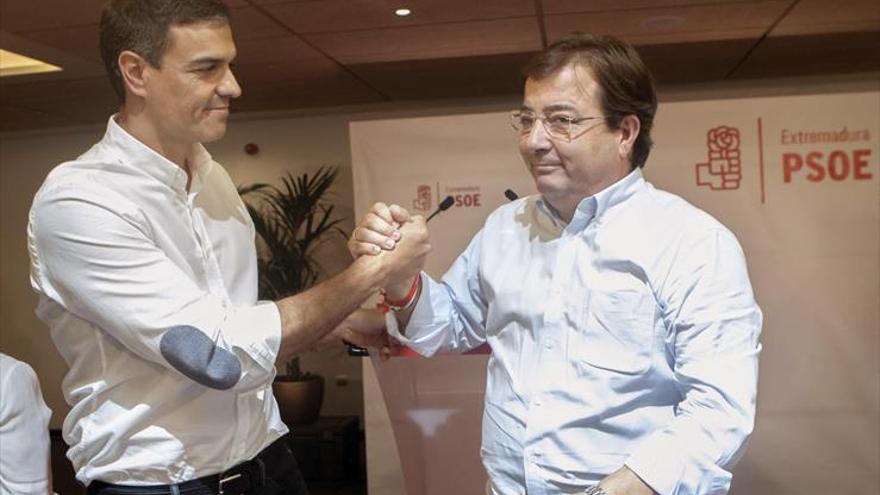 Pedro Sánchez se compromete a «romper cristales» por Extremadura