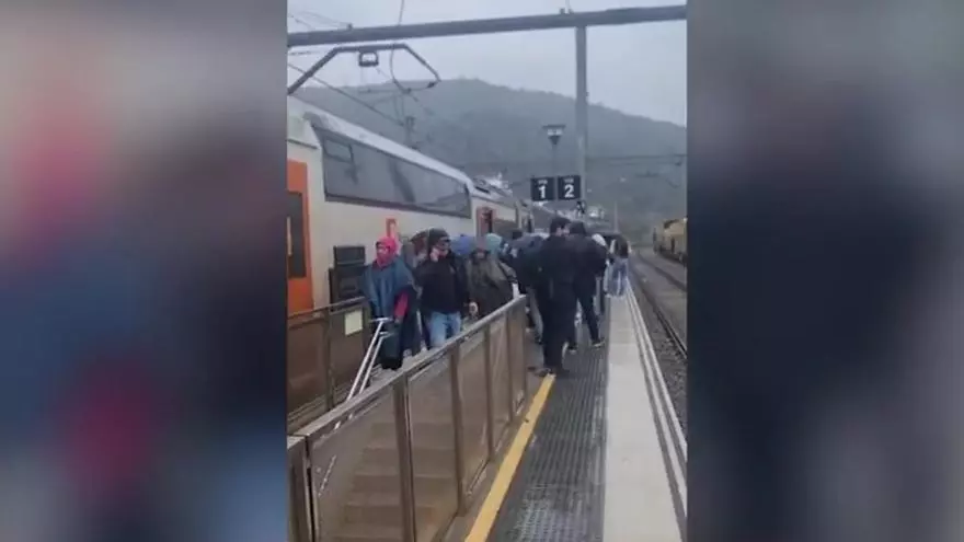 Incidencia en Rodalies en la línea del Garraf
