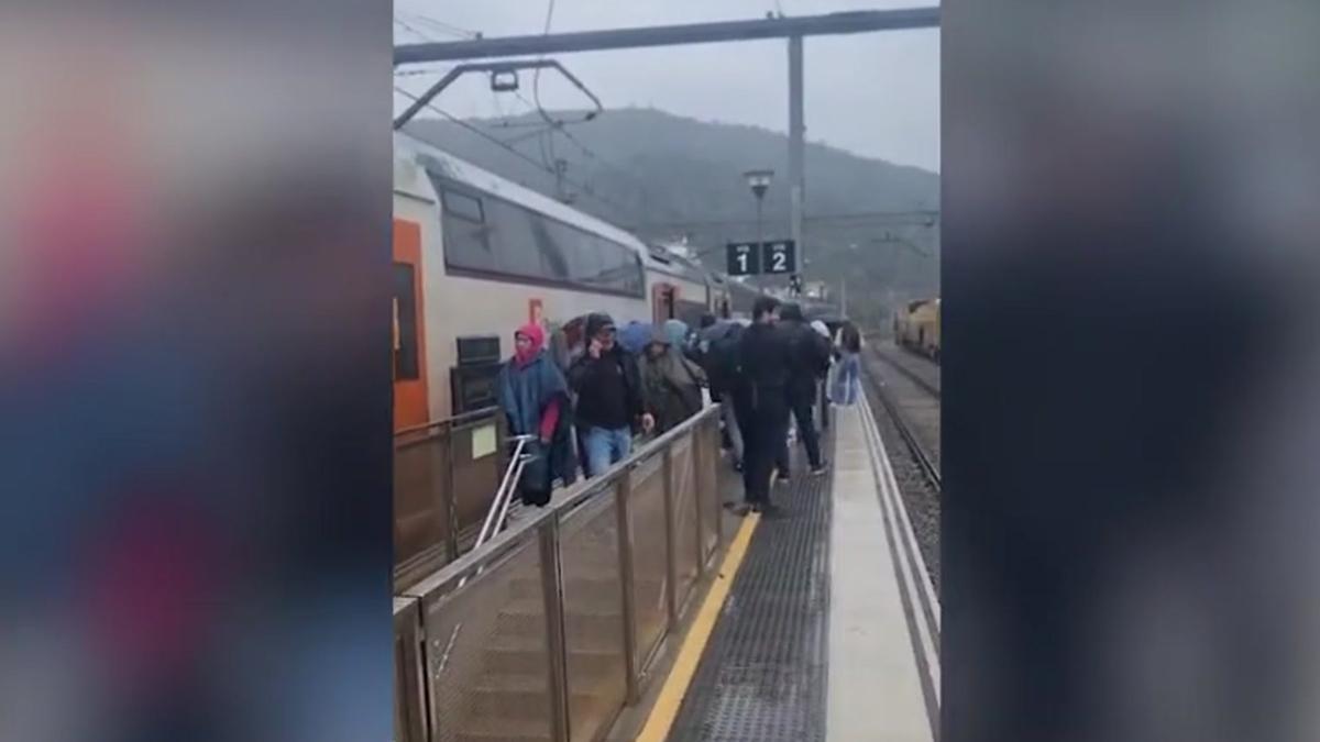 Incidencia de Rodalies en la línea del Garraf