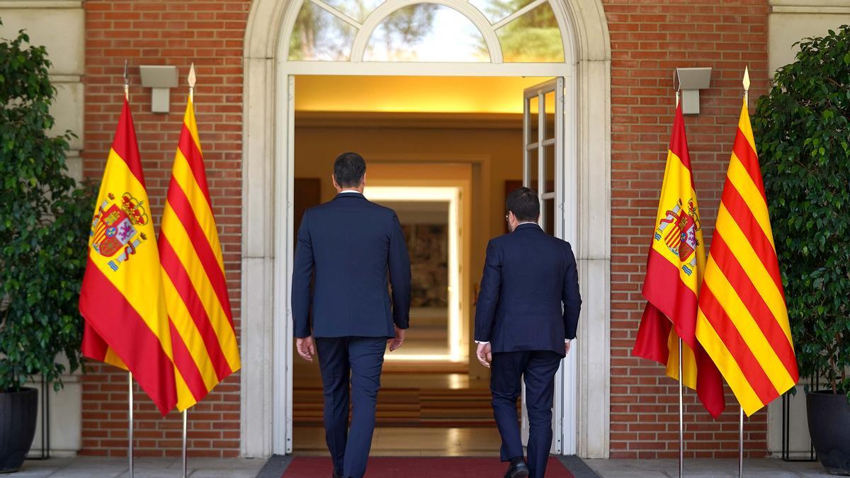 Pedro Sánchez y Pere Aragones