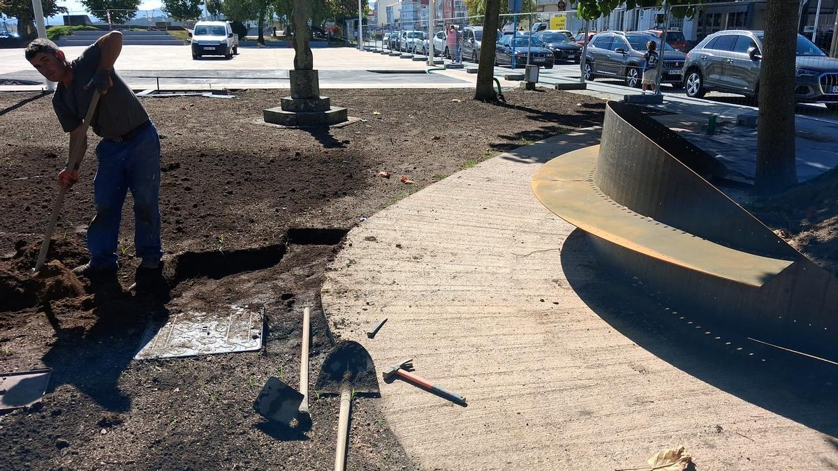 Las obras en O Corgo.