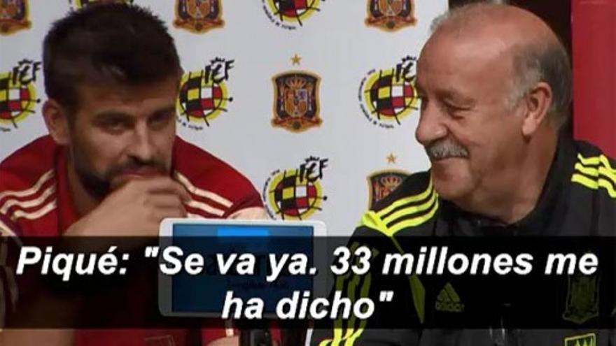 Piqué desvela a Del Bosque que Cesc se va al Chelsea