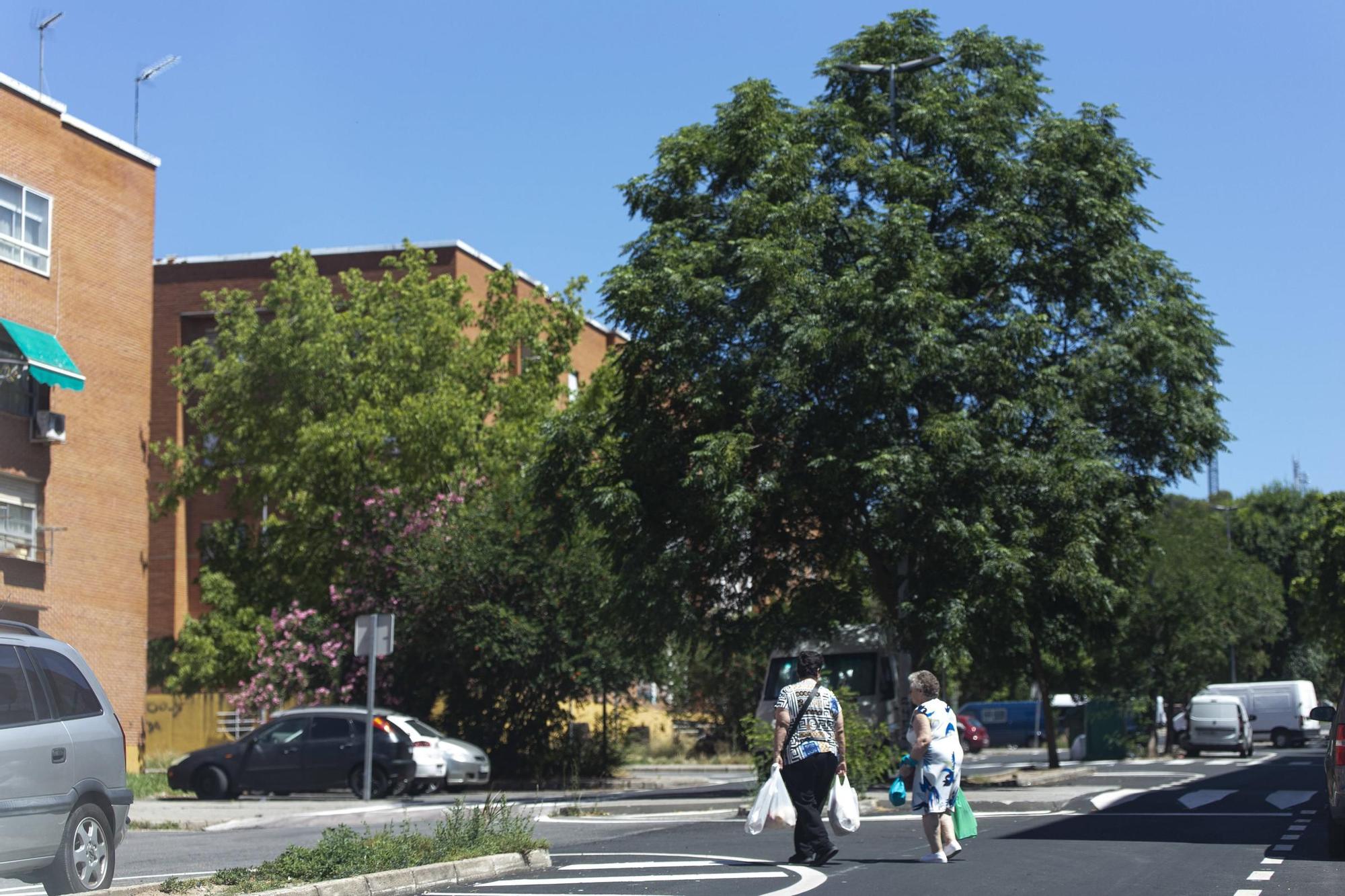 Imagen de la calle Río Ródano, en Aldea Moret.